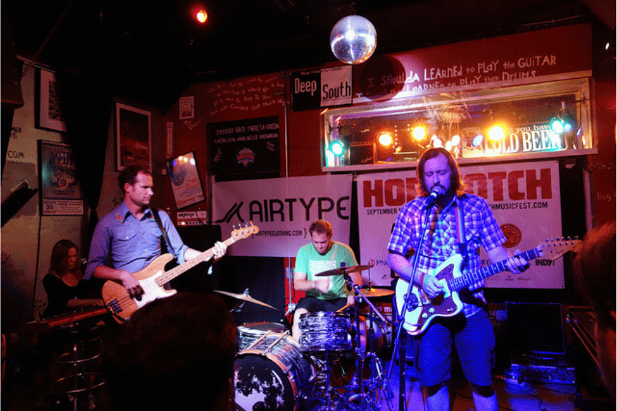 Band playing live music in Raleigh, NC
