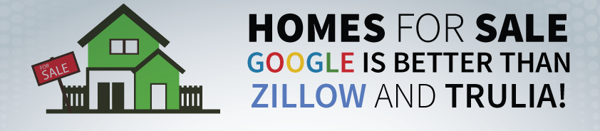 Google gives better data than Zillow Home Values