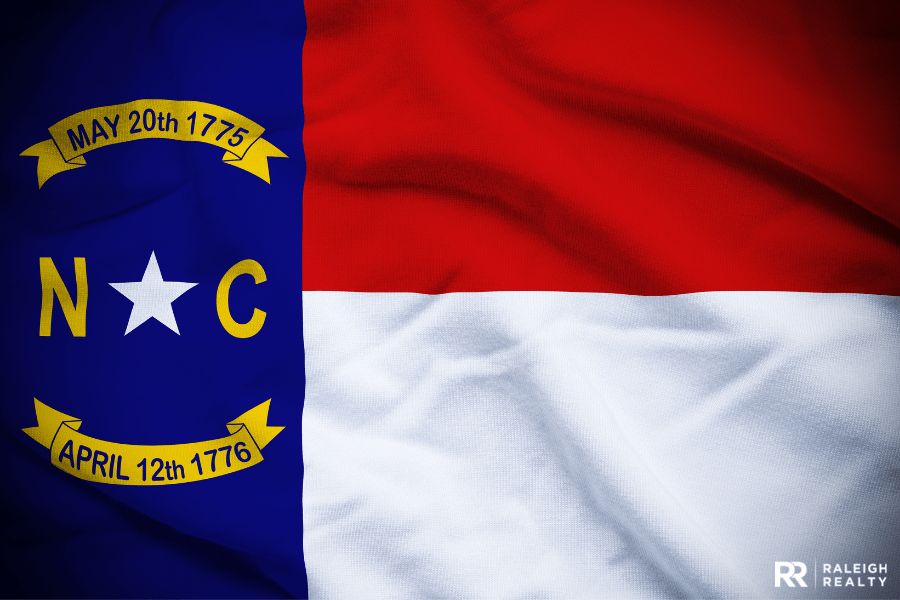 The North Carolina State Flag a great representation of Smithfield North Carolina
