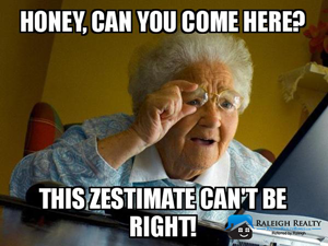 Zillow Home Values, estimates and missing real estate data!