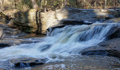 Fuquay-Varina, NC Waterfall in one of the parks