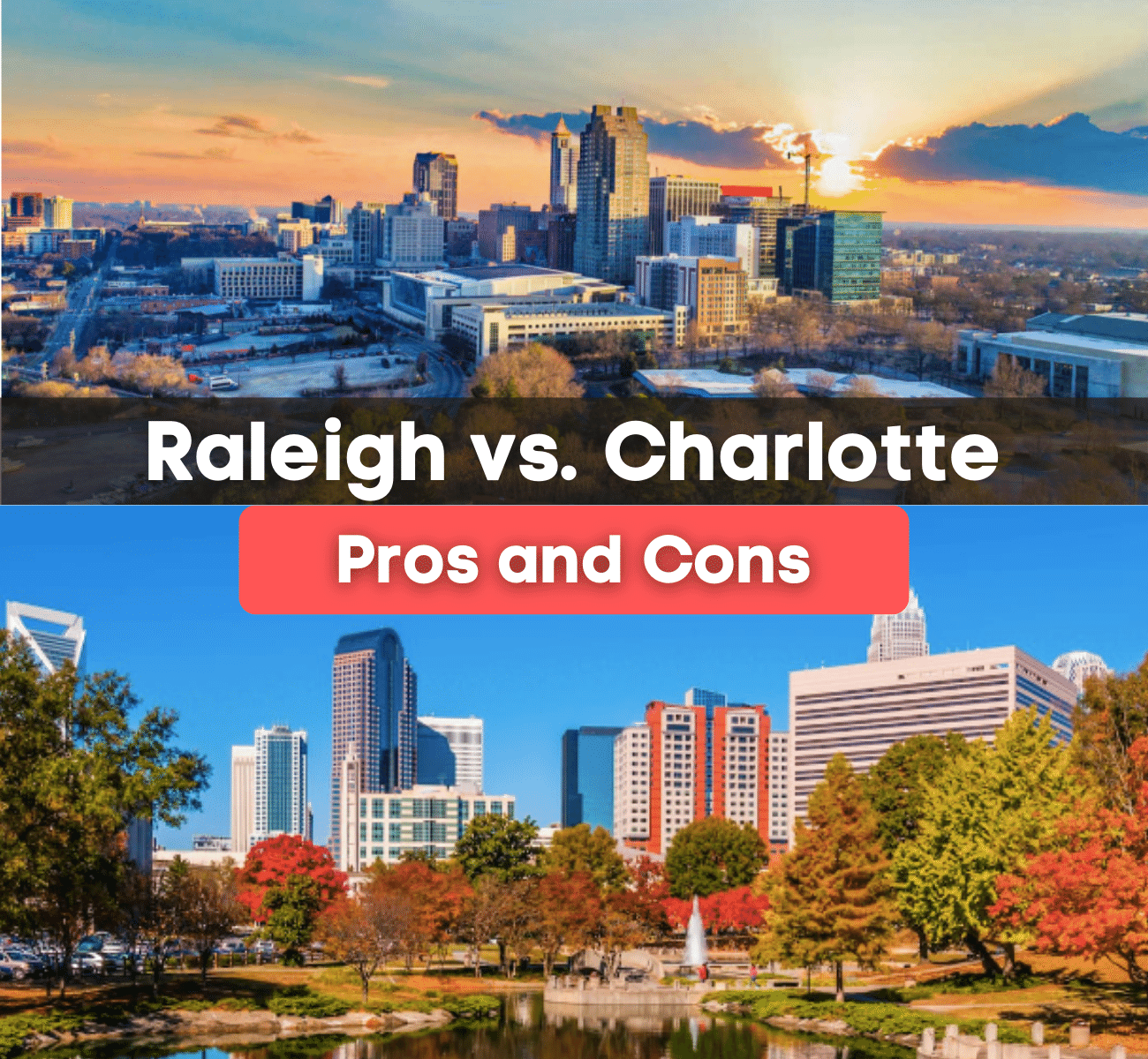 Raleigh vs. Charlotte: WHO WINS?