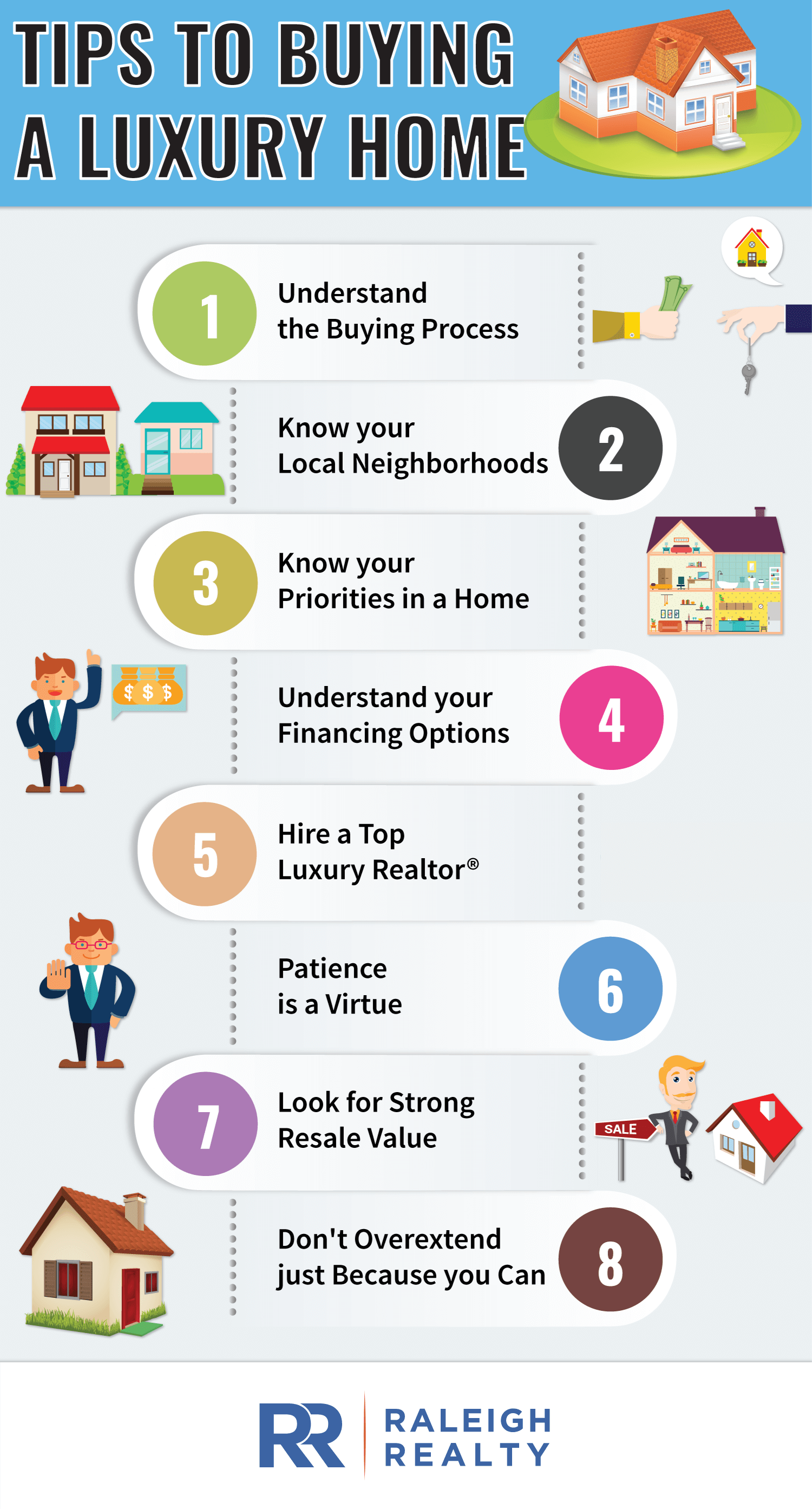 8 Luxury Home Buying Tips you Need to Know (INFOGRAPHIC)