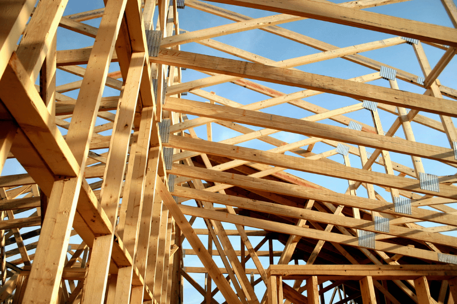 home building wood frame 
