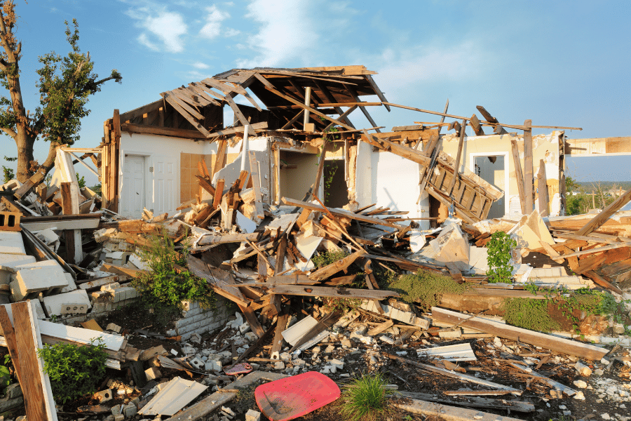 Destroyed home needing Homeowners Insurance