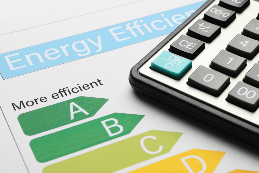 More efficient energy homes numbers