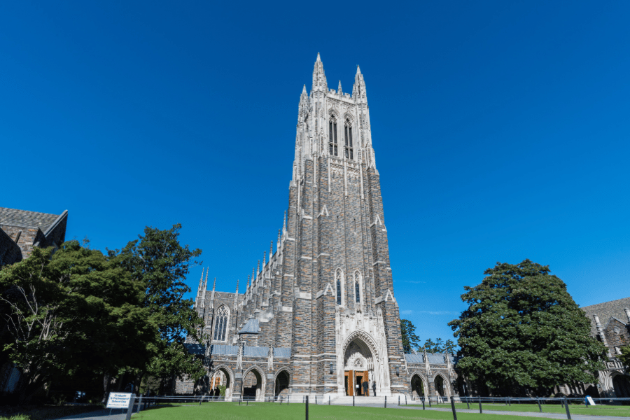Duke Chapel located on Duke University Campus 