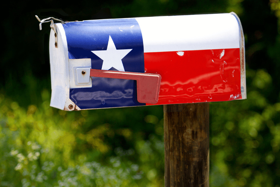 Colorful mailbox design 