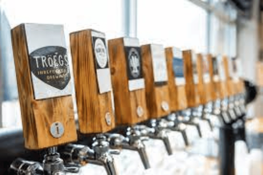 beer taps at house of hops