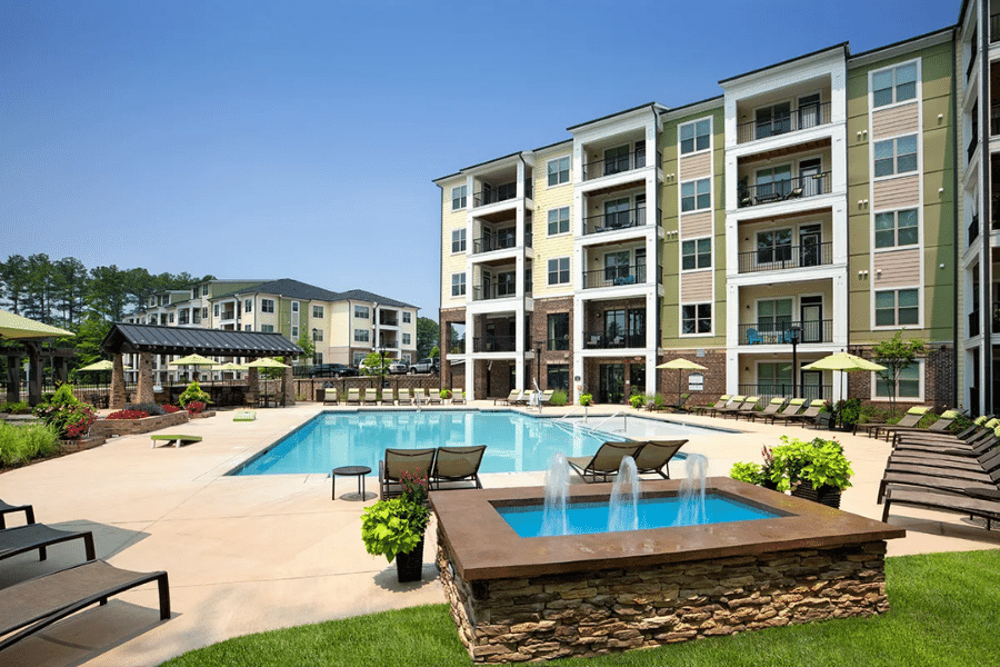 Bristol Apartment Complex in Morrisville, NC with pool