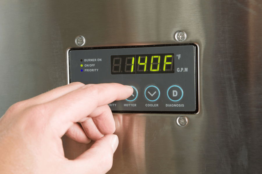 Water Heater Temperature, Tankless, Hot Water
