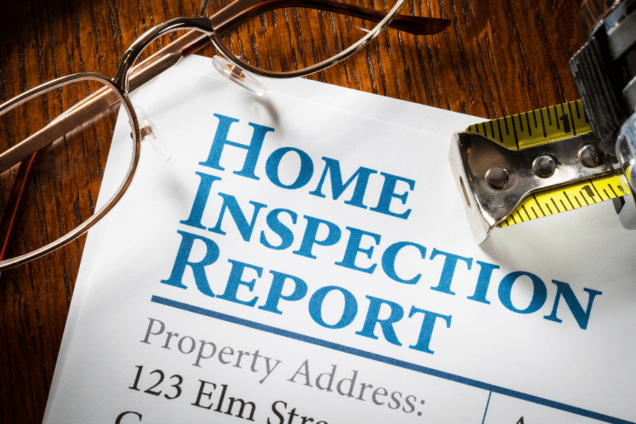 home inspection report sheet