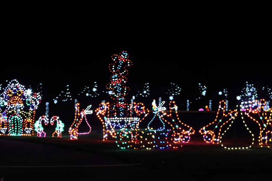 Drive Thru Christmas Light Display
