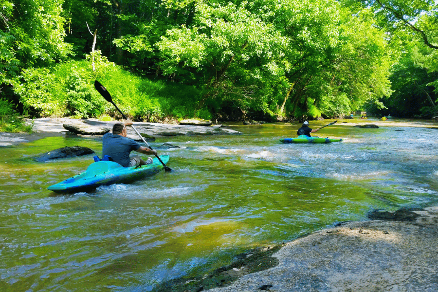 kayaking at tar river